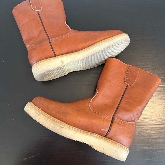 Carreta Tan Leather Ankle Boots‎ size 29 or US 11 main image 8